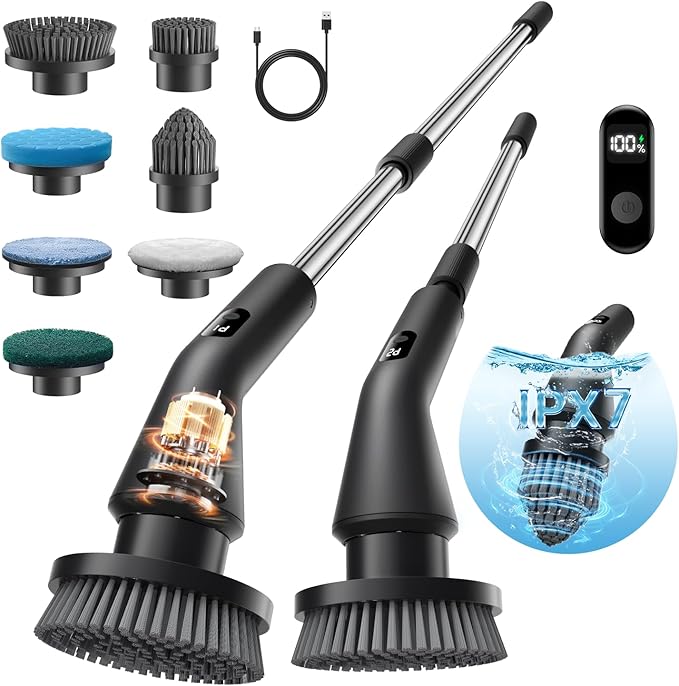 Electric Spin Scrubber, 2025 New Cordless